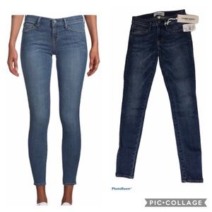 Etienne Los Angeles Zip Cuff Skinny Ankle Jeans 24